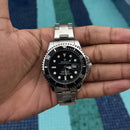 Rolex Submariner Prata com fundo Preto