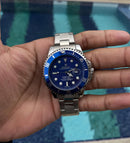 Rolex Submariner Prata com Azul