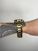 TAG HEUER CARRERA DOURADO FUNDO PRETO