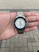 Tag Heuer Aquarecer GMT Prata com Branco