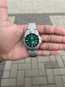 Tag Heuer Aquarecer Solargraph Fundo Verde
