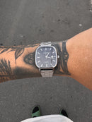 CASIO QUARTZ 2023 PRATEADO FUNDO PRETO