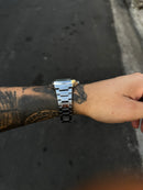 PATEK PHILIPPE NAUTILUS PRATEADO FUNDO TIFFANY