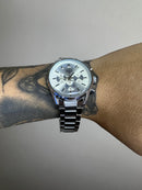 TAG HEUER CARRERA PRATEADO FUNDO BRANCO