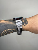CASIO QUARTZ 2023 PRATEADO FUNDO TURQUEZA