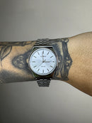 CASIO QUARTZ MTP BRANCO