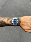 CASIO QUARTZ EDIFICE FUNDO AZUL