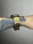 TISSOT PRX DOURADO FUNDO PRETO