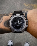 G-SHOCK STEEL TODO EM AÇO PRETO